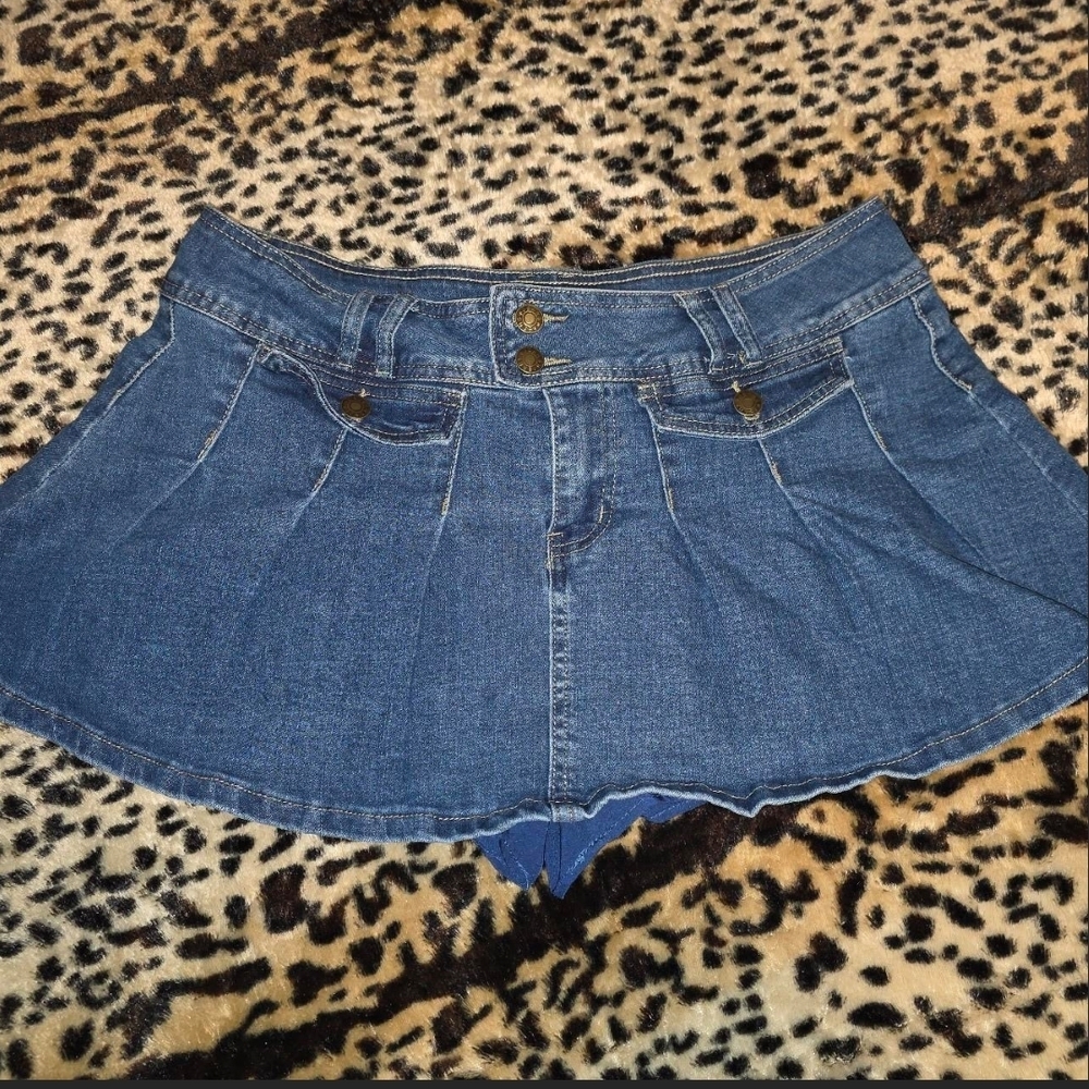Denim Mini Skirt